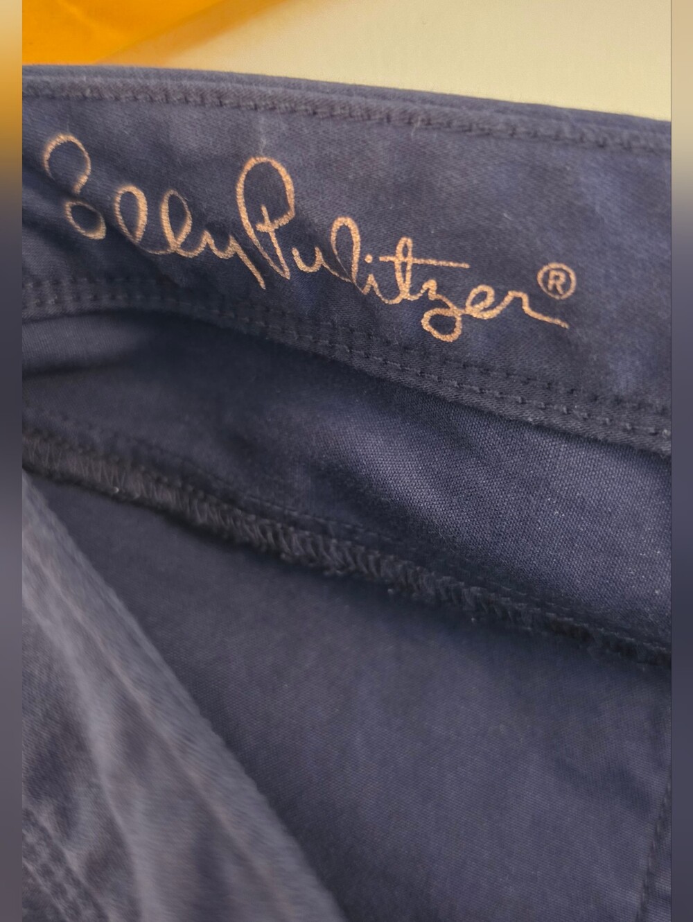 Lilly Pulitzer Navy Blue Straight Jeans - Picture 8 of 14